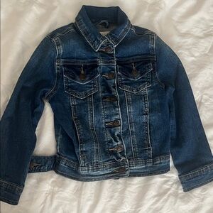 Copper Key Dark Blue Kids Denim Jean Jacket